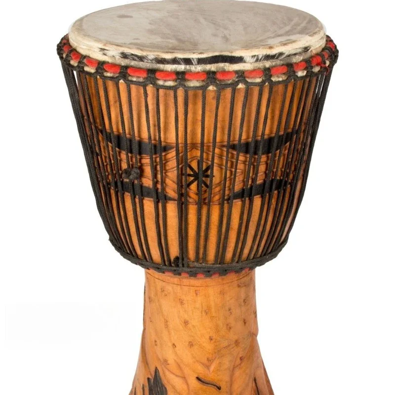 66cm African drum The tambourine is hollowed out by hand