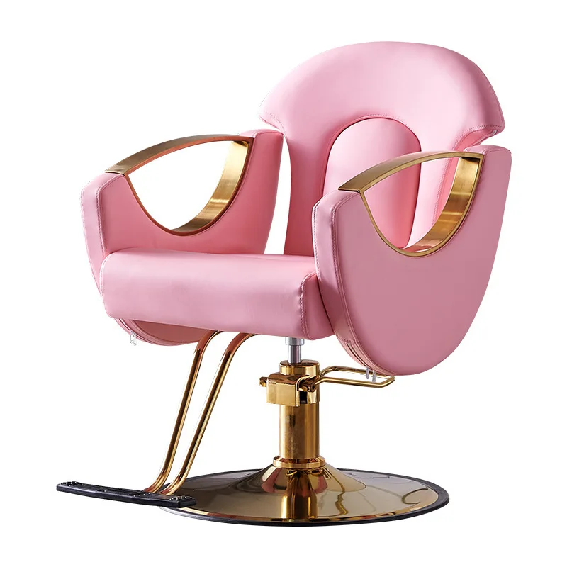 

#YOUTAI New Luxury Pink Salon Chair Beauty Grooming Hair Styling Chair Brow Chair For Women