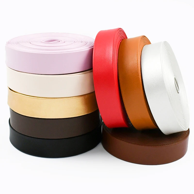 5M 5–30mm buntes Kunstlederband zum Nähen von Halsketten, Armbändern, Bindeband, Taschengurt, Kleidungsstück, Dekor, Seil, PU-Handwerk – Detail 4