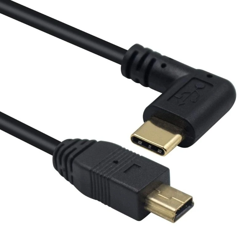 Mini USB to Type C Adapter OTG Cable for Easy Data Transfer and Editing