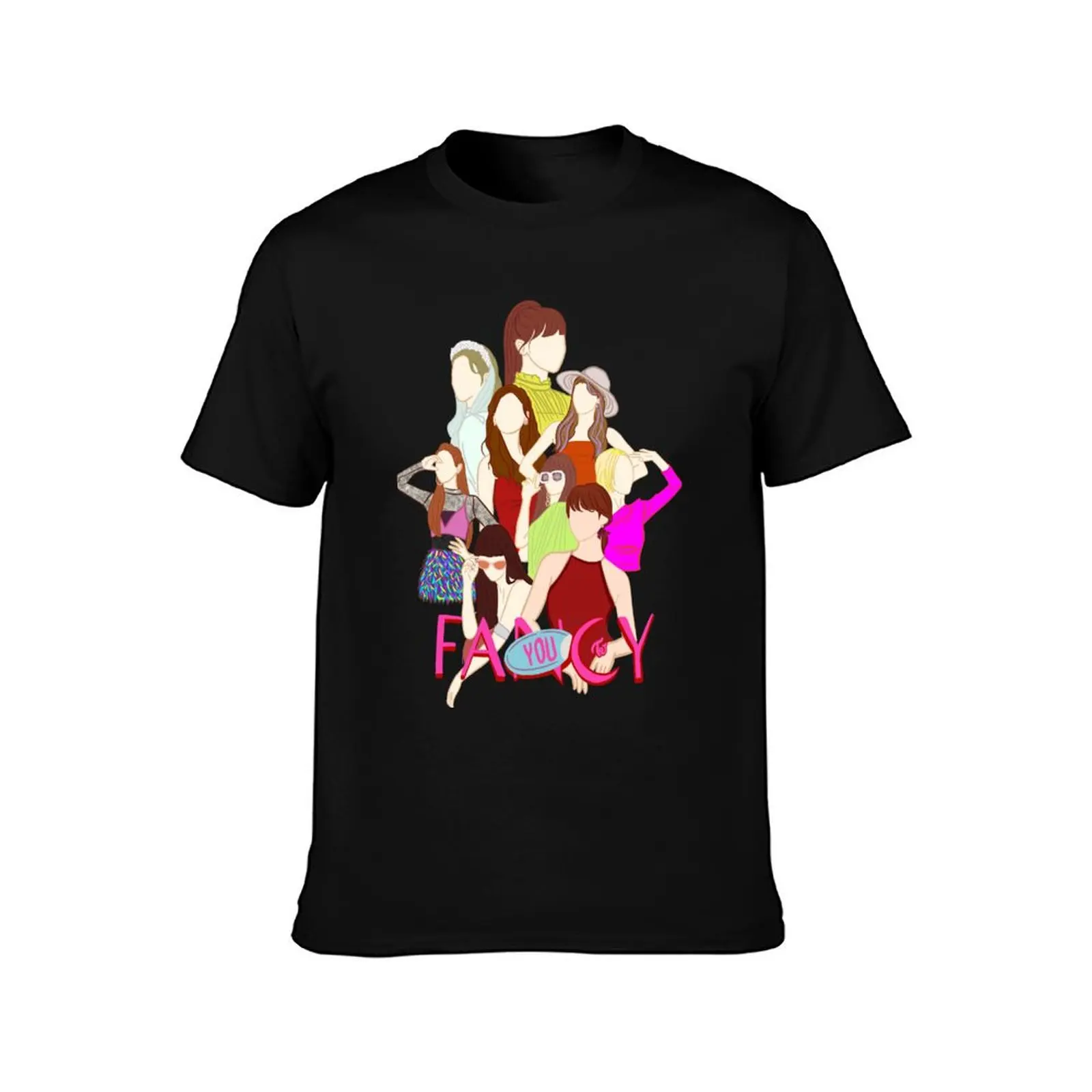 Twice fancy T-Shirt oversized graphic tee custom t shirt cotton graphic tees tee shirts for men