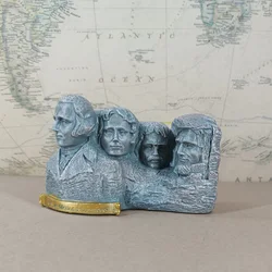 Famous Building Mount Rushmore President Hill Washington Jefferson Roosevelt Lincoln Living Room Decoration Crafts Figure Gift