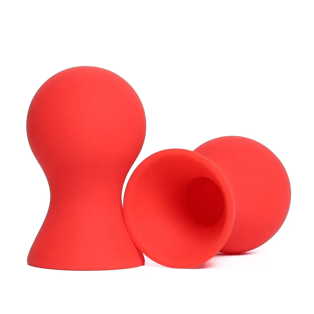 Mini Cute Silicone Nipple Suckers Nipple Cupping Enhancer Correction Clitoris Pump Cups Sex Toys For Woman