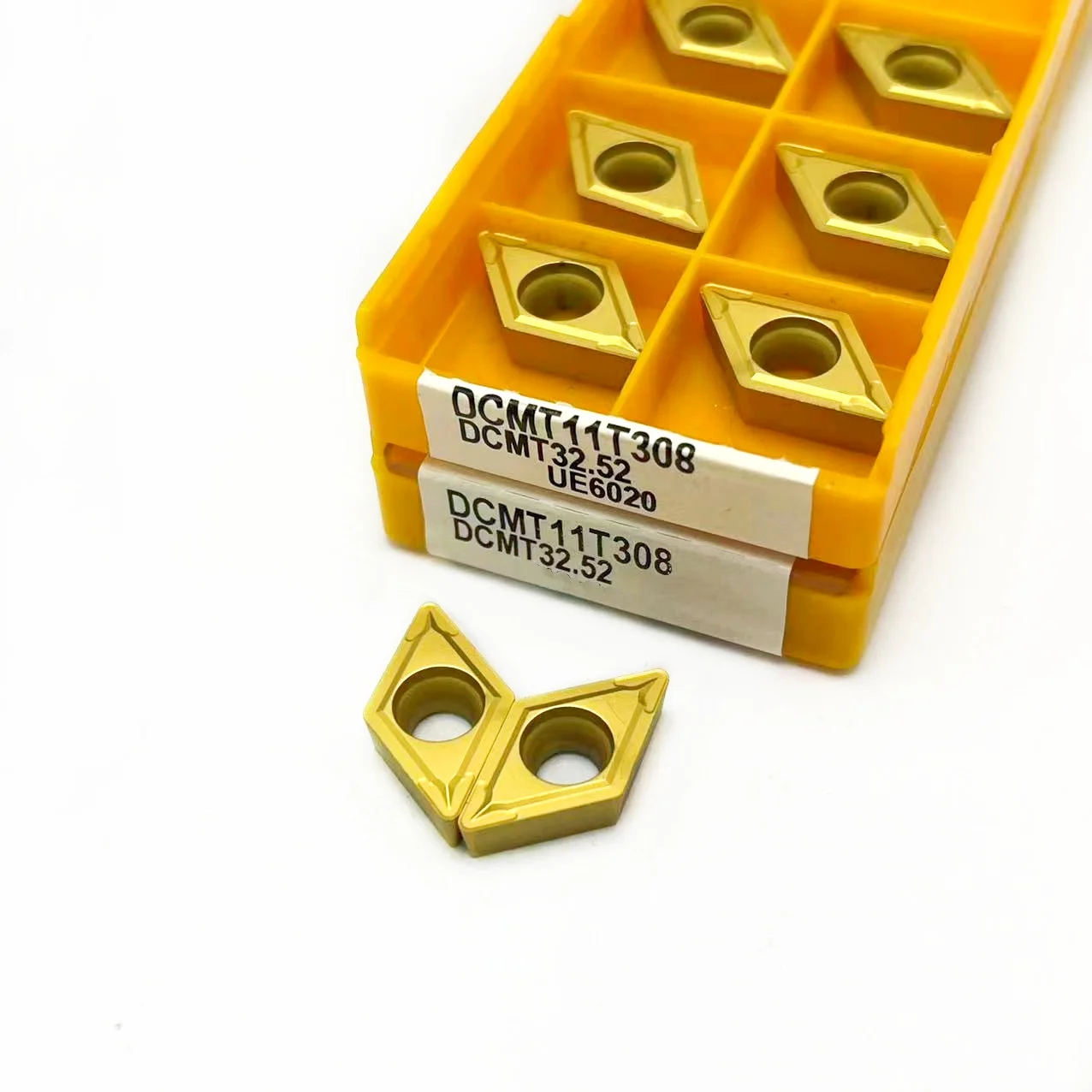 أداة تحول خارجية عالية الجودة ، مخرطة إدراج كربيد ، dcmt11tdcmt11t11t310 VP15TF UE6020 ، DCMT 11T304 DCMT 11t306 ، 10