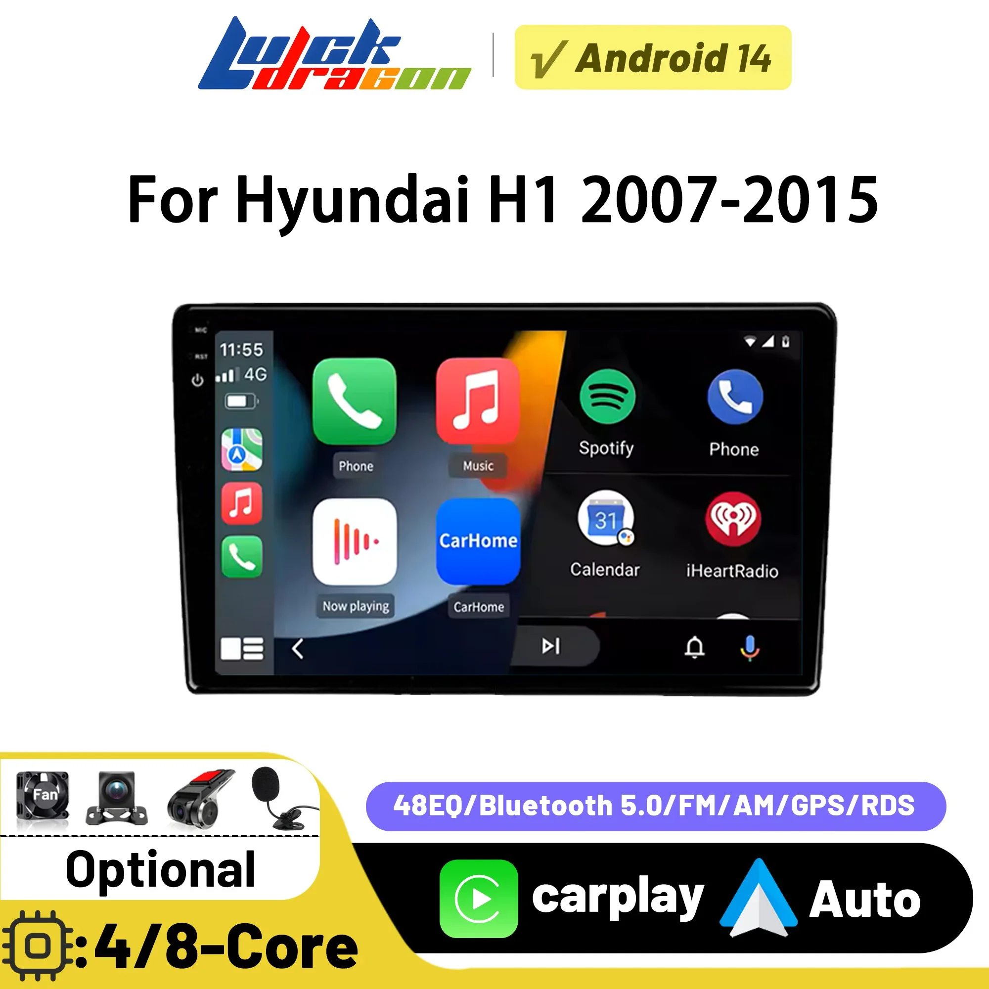 9" Android 14 Carpl… - image