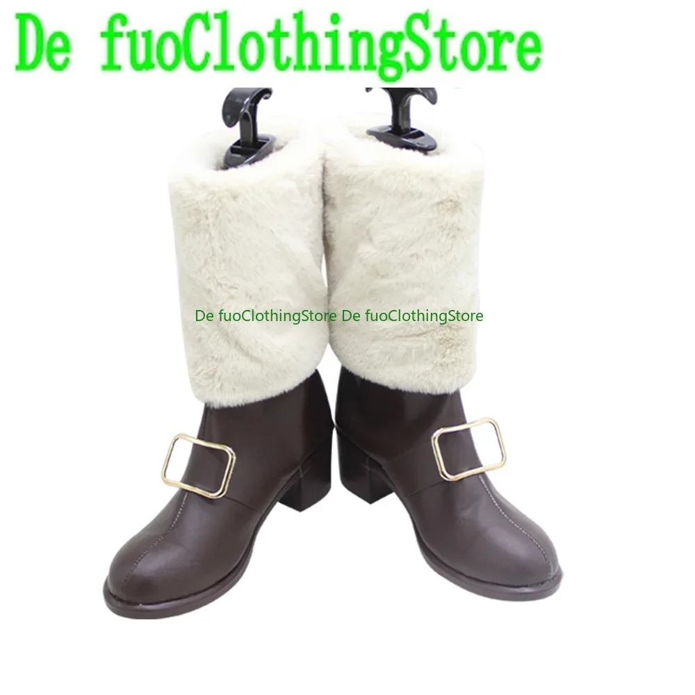 Ensemble Stars Branco Tori Himemiya Halloween Cosplay Buty Obuwie Gra Anime Karnawał Impreza Halloween DefuoClothing Sklep z Obuwiami