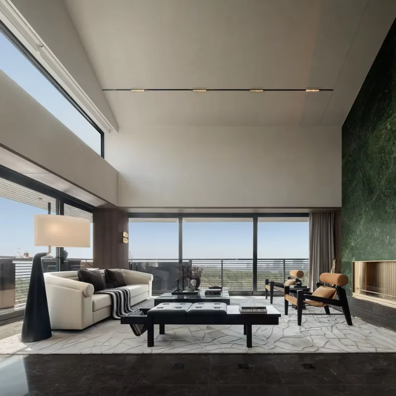 

Sanhai Современный лаконичный стиль Дизайн интерьера 3D Максимальная рендеринка Строительный рисунок Пентхаус Подробный продукт Advanced Home