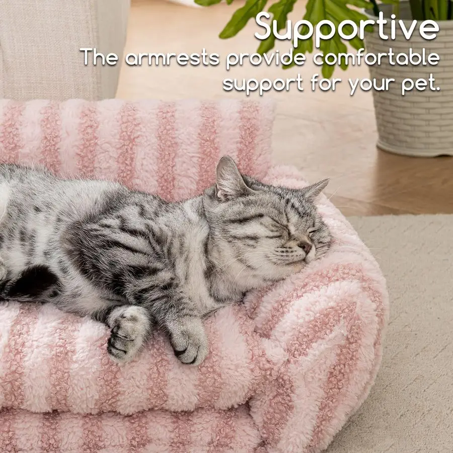 Double-Layer Plush Cat & Dog Bed 4