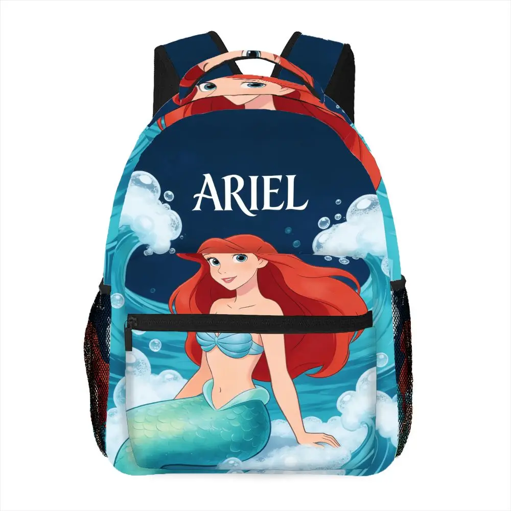 

Disney's Little Mermaid Ariel Fashionable Adjustable Shoulder Bag 1pc Durable Backpack with Zipper Closure for Stylish Storage
