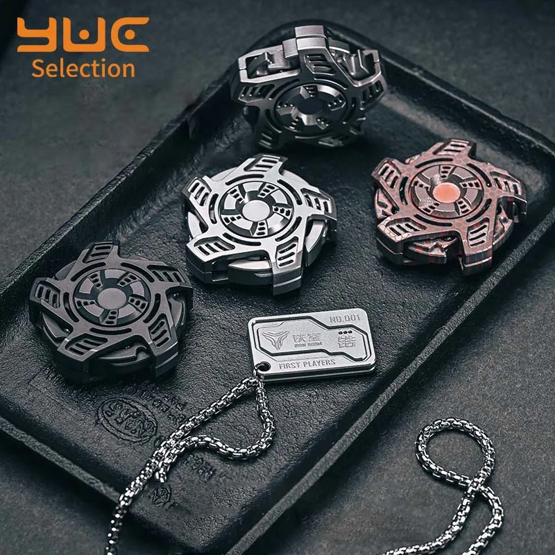 YUC Fidget Spinner Stress Relief Toy Superconducting Metal Fidget Gyroscope Anxiety Toys For Adults Funny Gift Kids Toys