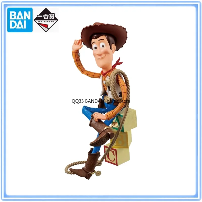 

BANDAI Ichiban Kuji Toy Story Sheriff Woody Pride& Alien Storage Bucket Figure Prize A Action Figure Model Decoration