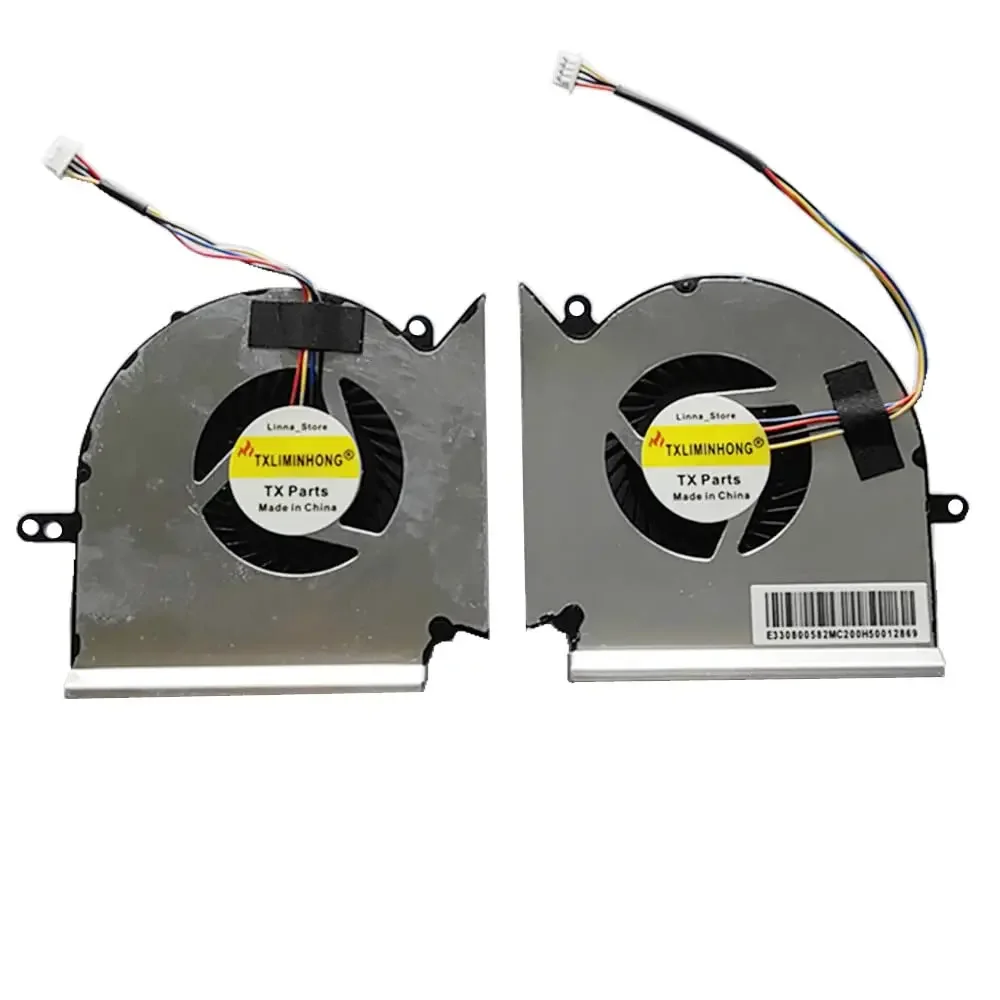 Replacement CPU and GPU Cooling Fan for MSI GE63 GL63 GV63 GP63 GP73 GE73 GL73 GE63VR GE63VR-7RE GE63VR-7RF Series