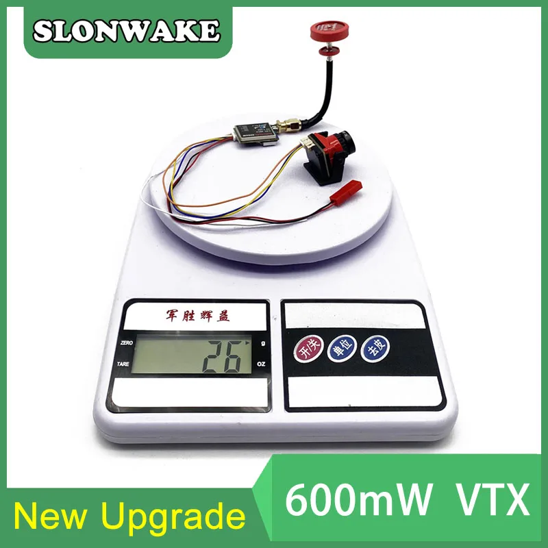 5.8G 48CH 600mW 조정 가능한 VTX-CAM FPV 송신기 Raceband 1200TVL RC Multicopter fpv Drone 용 미니 FPV 마이크로 카메라