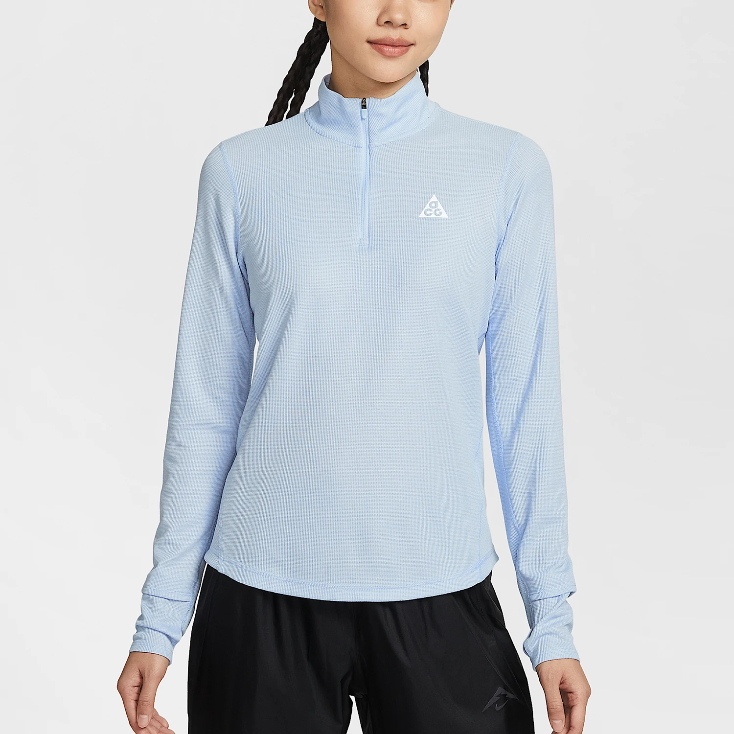 

Оригинальный женский топ для бега по бездорожью Nike ACG Dri-FIT с воротником-стойкой IO9648-407