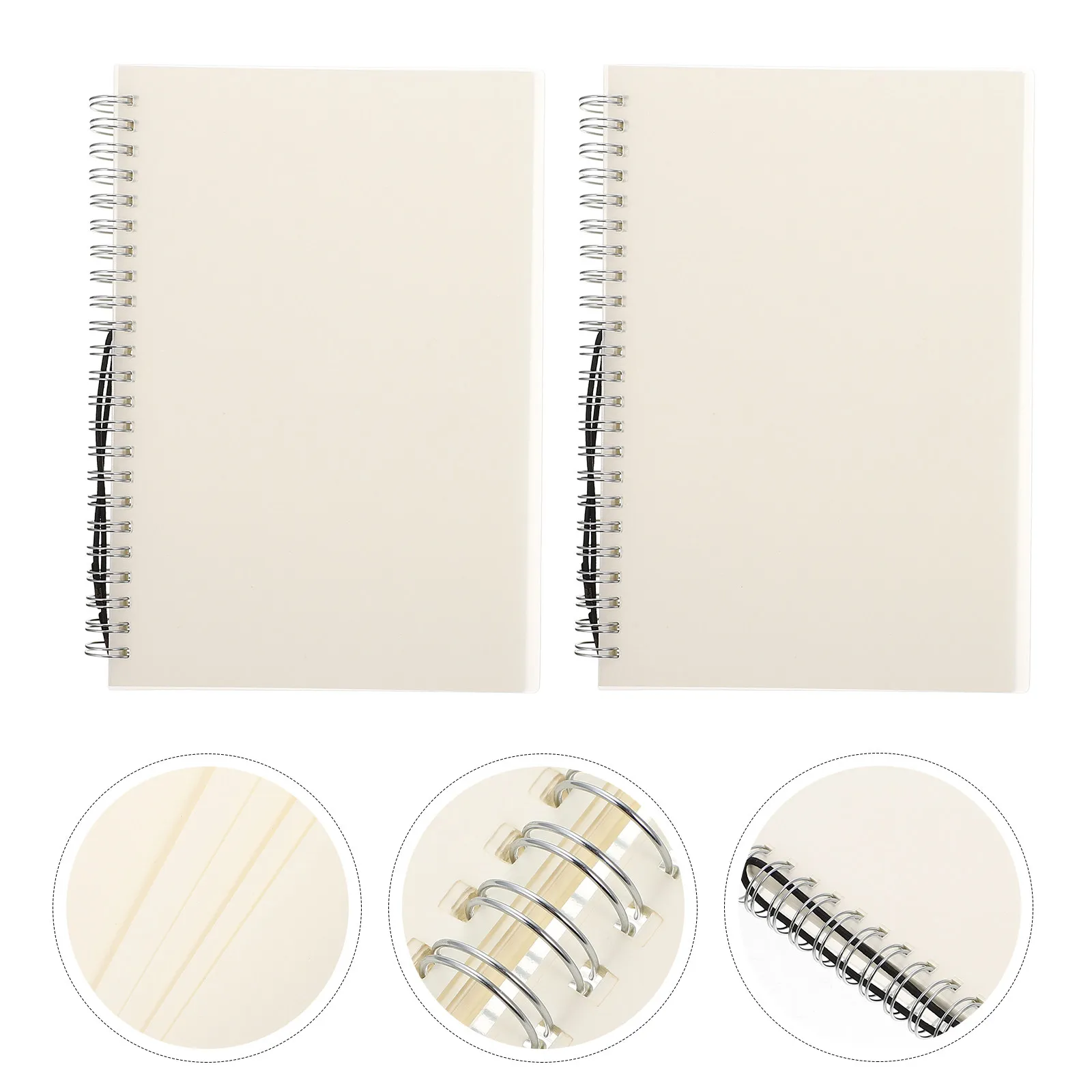 

2Pcs Thick Paper Planning Notepad A5 Size Portable Schedule Notebook for Weekly Monthly Journaling Diary Goal Tracking Students