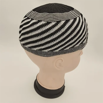 כובעי המוסלמי לגברים בגדים בגדים כובע תפילה איסלמית ערביה אבזרים צמר סרוג קופי כיפה רשת יהודית חיג 'אב