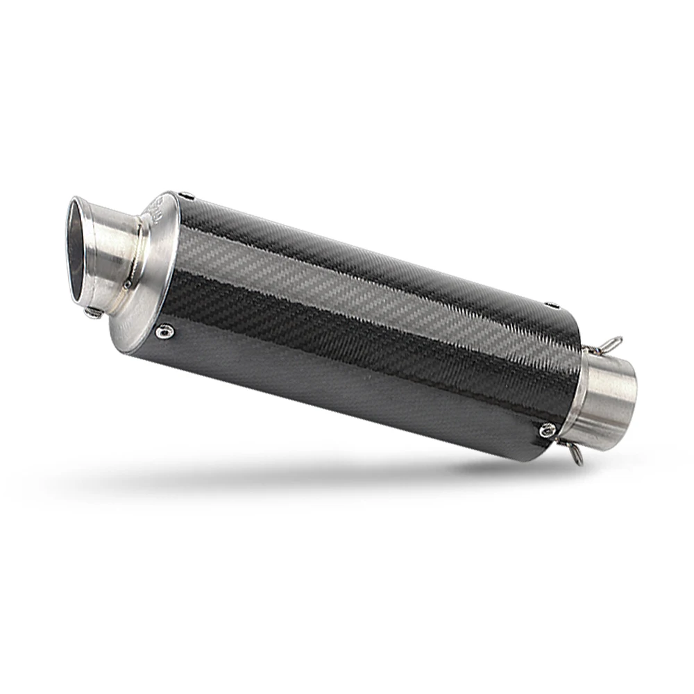 العالمي 51 مللي متر دراجة نارية العادم الخمار الأنابيب الهروب موتو ل ليو كاواساكي er6n sv650 Z800 R1 cb650f cb1000r cbr250r Duke #4