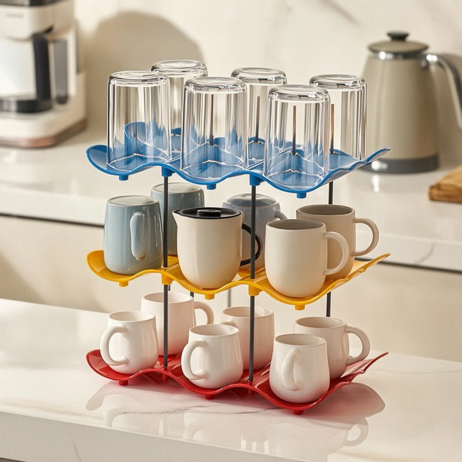 porta-tazze-a-forma-d'onda-organizzatore-per-tazze-da-caffe-porta-tazze-a-piu-livelli-per-cucina-angolo-te