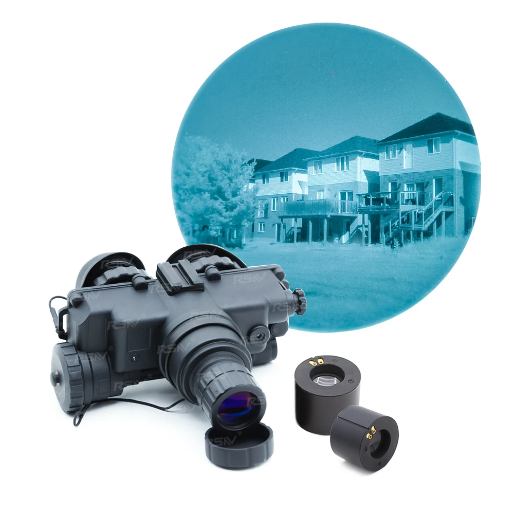 

RSNV PVS-7 White/Green Phosphor Infrared System For Outdoor Exploration & Surveillance Low Light Vision Night Vision Goggles