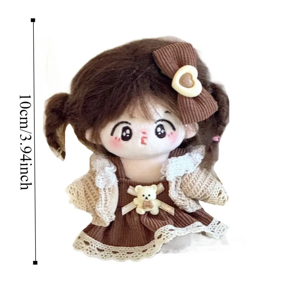 1 Set Princess Skirt 10cm Cotton Doll's Clothes Toy Accessories Strap Pants Doll Lolita Dress Outfit Multi Color