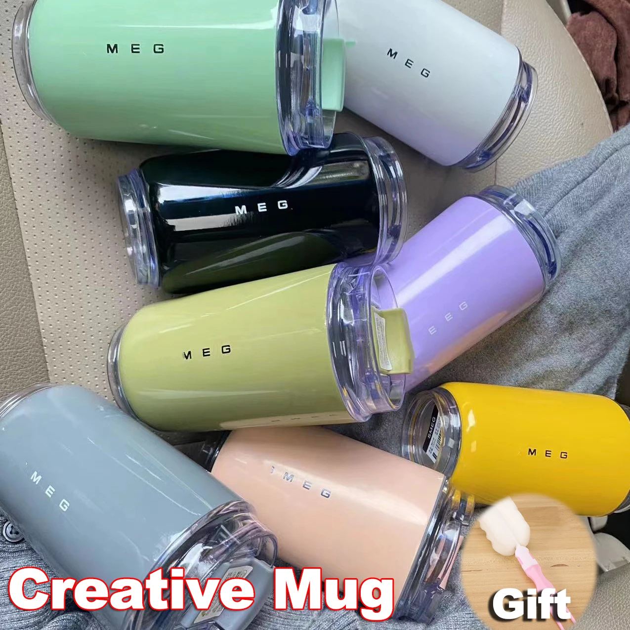 350ML Stainless Steel SMEG Water Bottles Insulated Water Bottles Thermos Bottle Drinking Bottle Coffee Cup Travel Mug