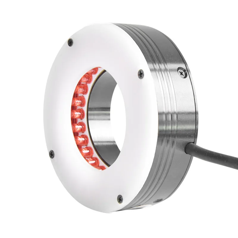 مجهر مصدر الضوء الحلقي، رؤية الآلة، كاميرا CCD، الكشف التلقائي، إضاءة عالية الإضاءة 90 درجة