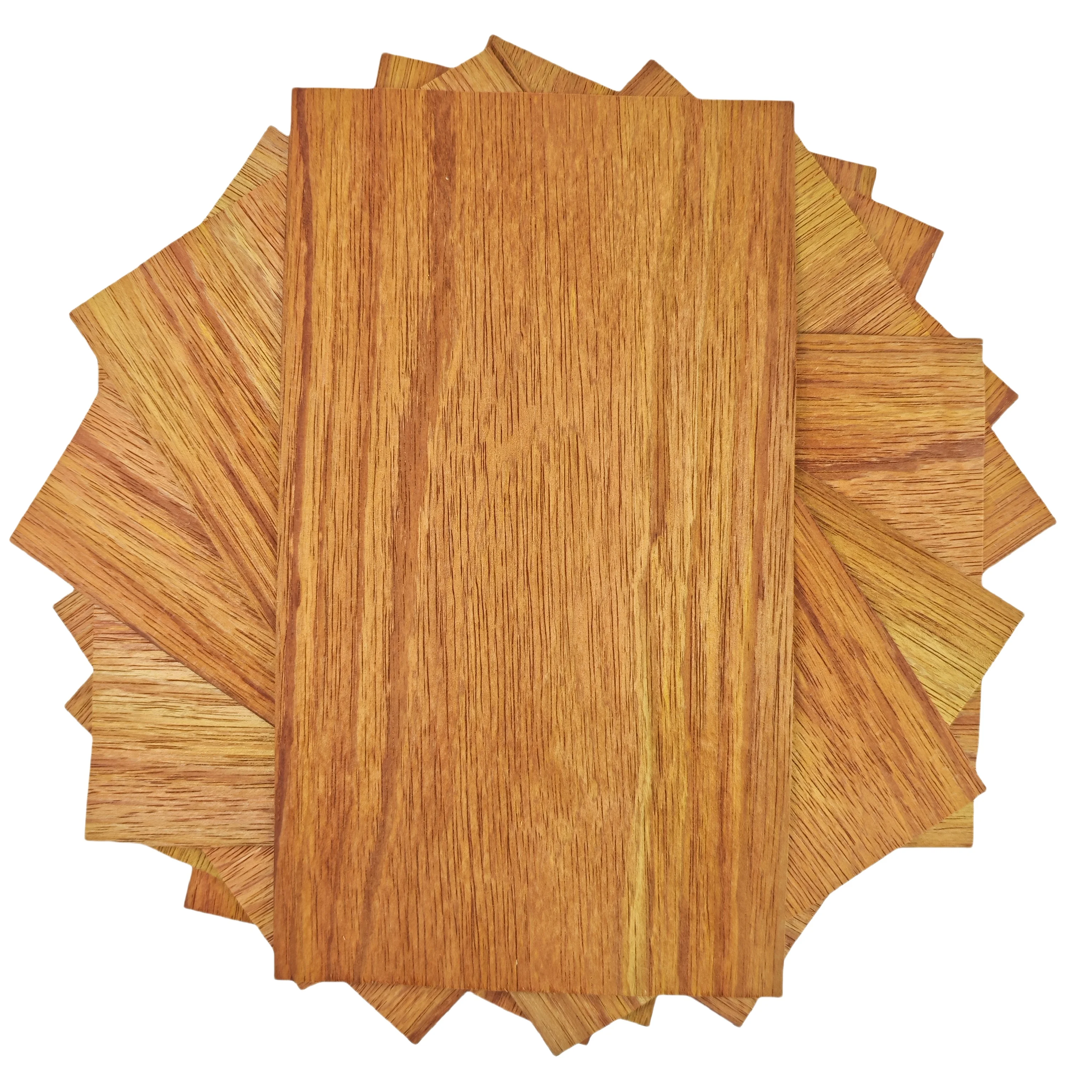 

8pcs 0.5mm Natural Golden Acid Branch Pattern wood veneer guitar board decorative veneer L:300xW:150mm