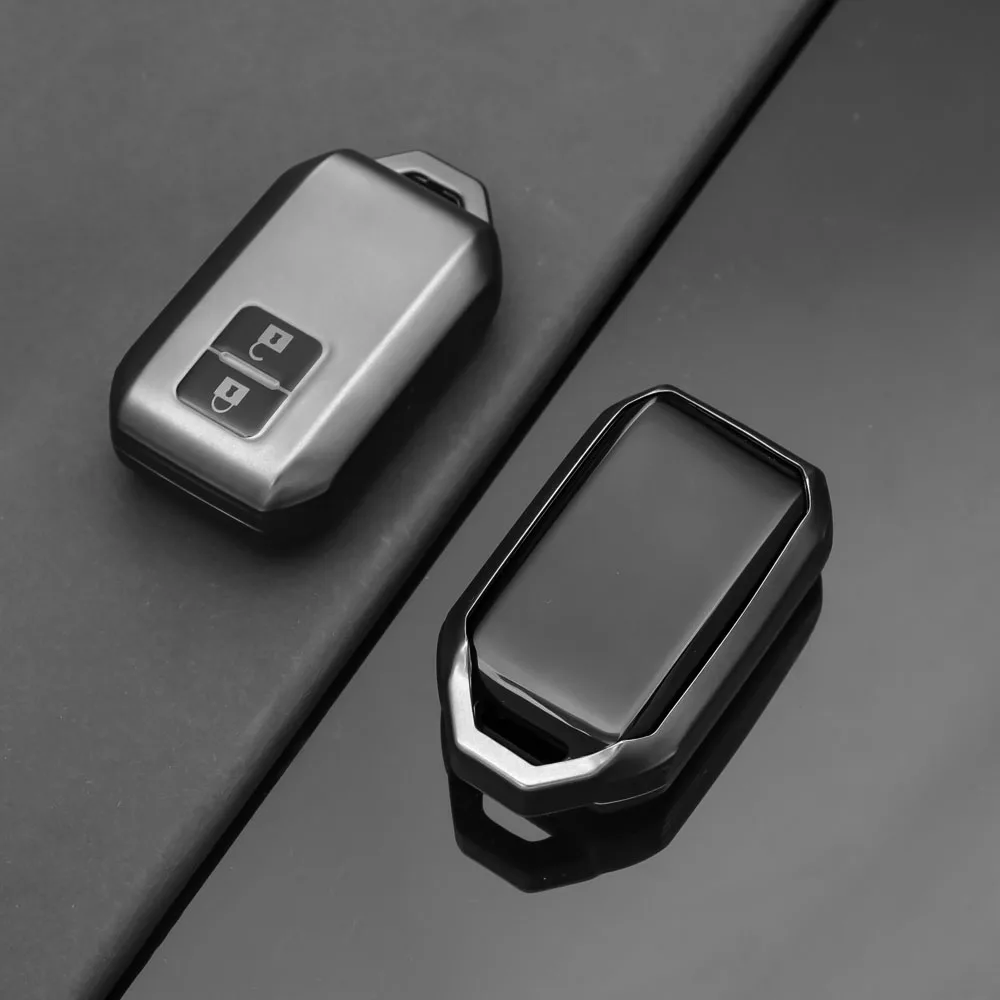 2 Buttons TPUU Remote Car Keychain Accessories Key Cover Case For Suzuki Swift Ignis Jimney XL7 Ertiga 2020 2021 2022 2023