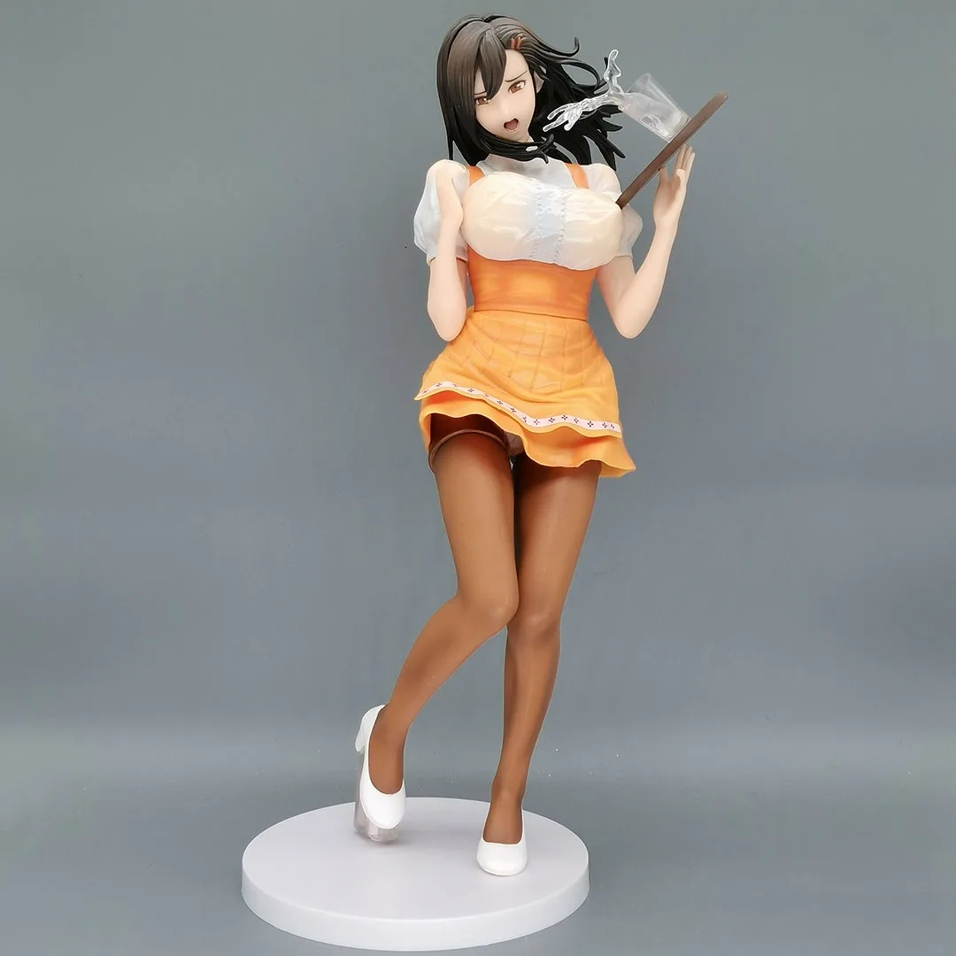 DRAGON Toy Figure Wakazuma Waitress Hitomi Anime Girl PVC Action Figure Toy GK Statue Game Adult Collection Model Doll Gift