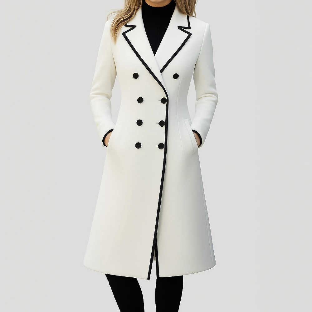 

Осенне-зимнее повседневное женское пальто без украшения, модная верхняя одежда для женщин, удобная верхняя одежда