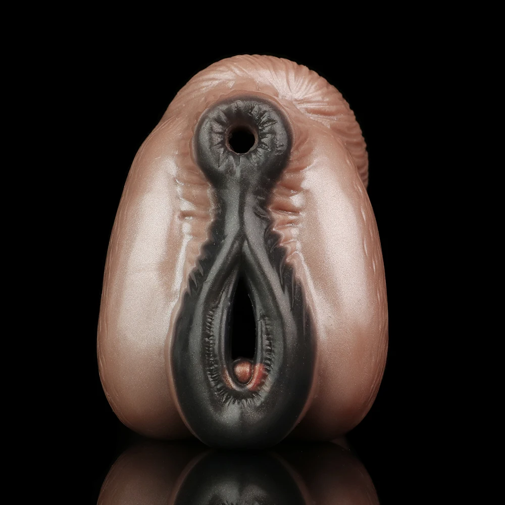 LUUK Horse Male Masturbator Pocket Pussy Realistic Pocket Pussy Sex Doll Textured Tight Vagina Anus Adult Sex Toy for Men Brown