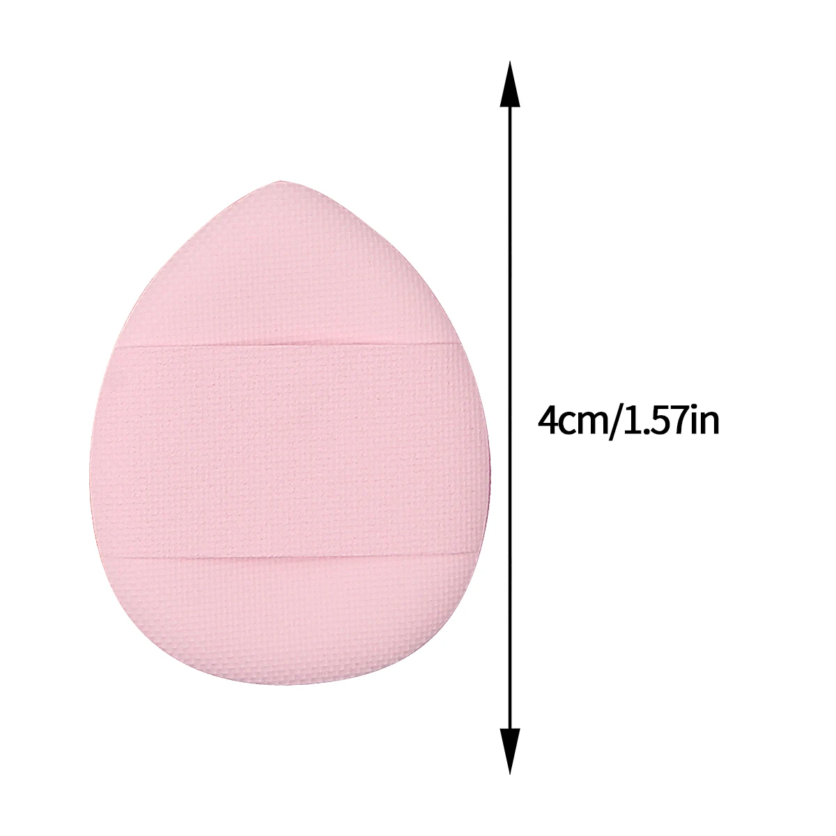 100 Stück rosa weiche Mini-Daumen-Make-up-Puderquaste, Set-Make-up, Concealer, Kissen-Fingerspitzen-Puderquaste, spezielles Gesichts-Make-up-Werkzeug