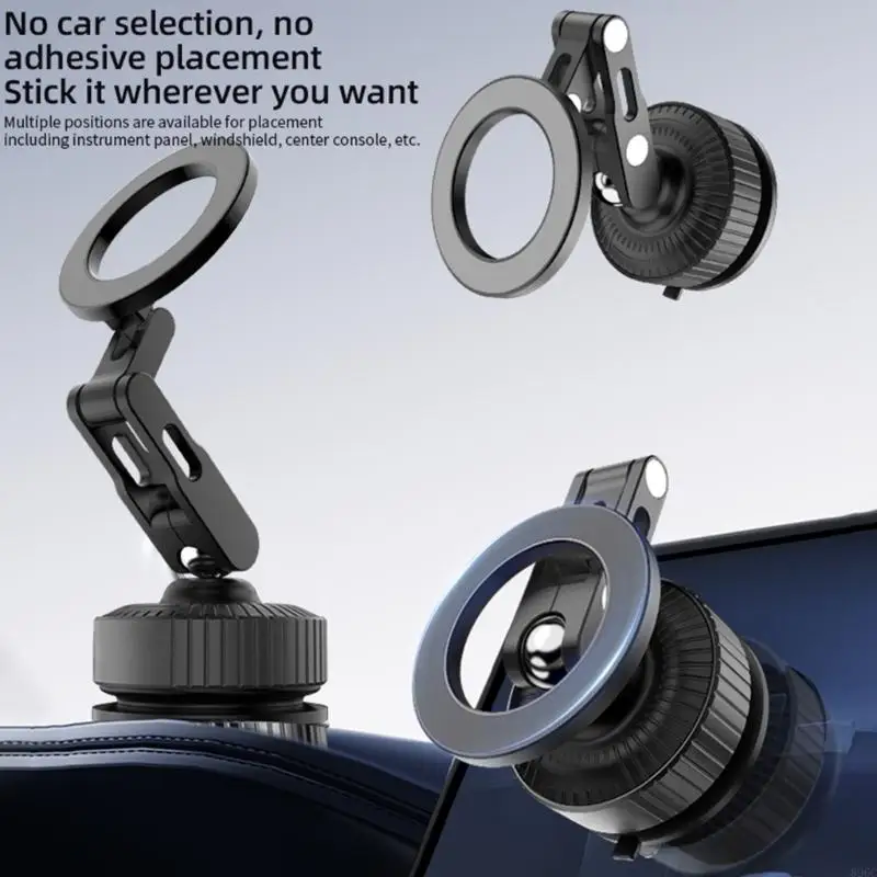 

Strong Vacuum Suction Car Phone Holder Stand 360 Degree Rotatable For Dashboard Windshield And Smooth Surfaces 896C