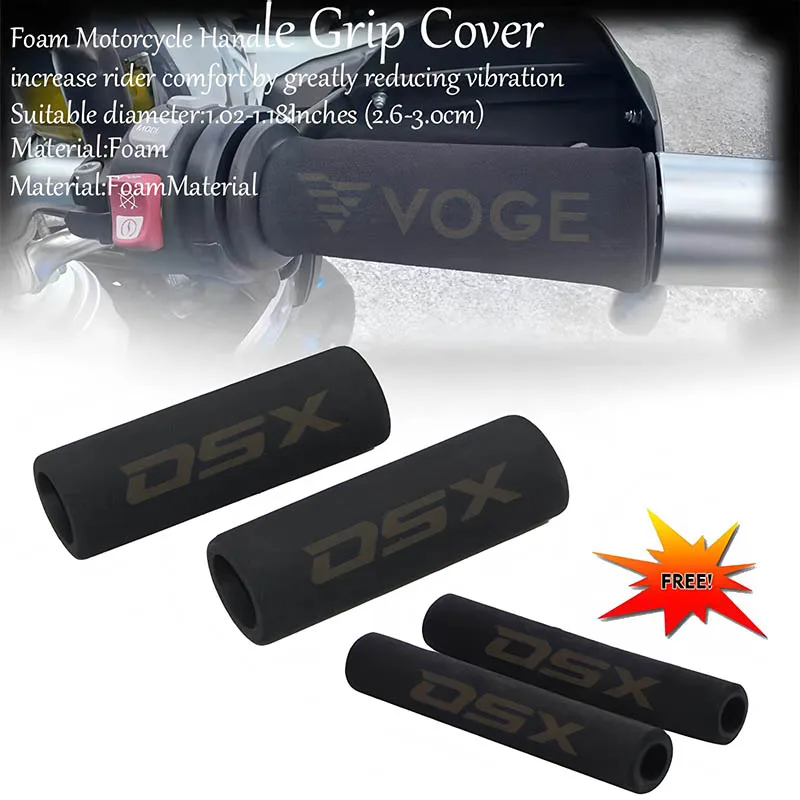 Para VOGE Valico DS900X DS525X DS625X DSX 900 DSX 625 525 barra de mango antivibración para motocicleta agarre cómodo de espuma