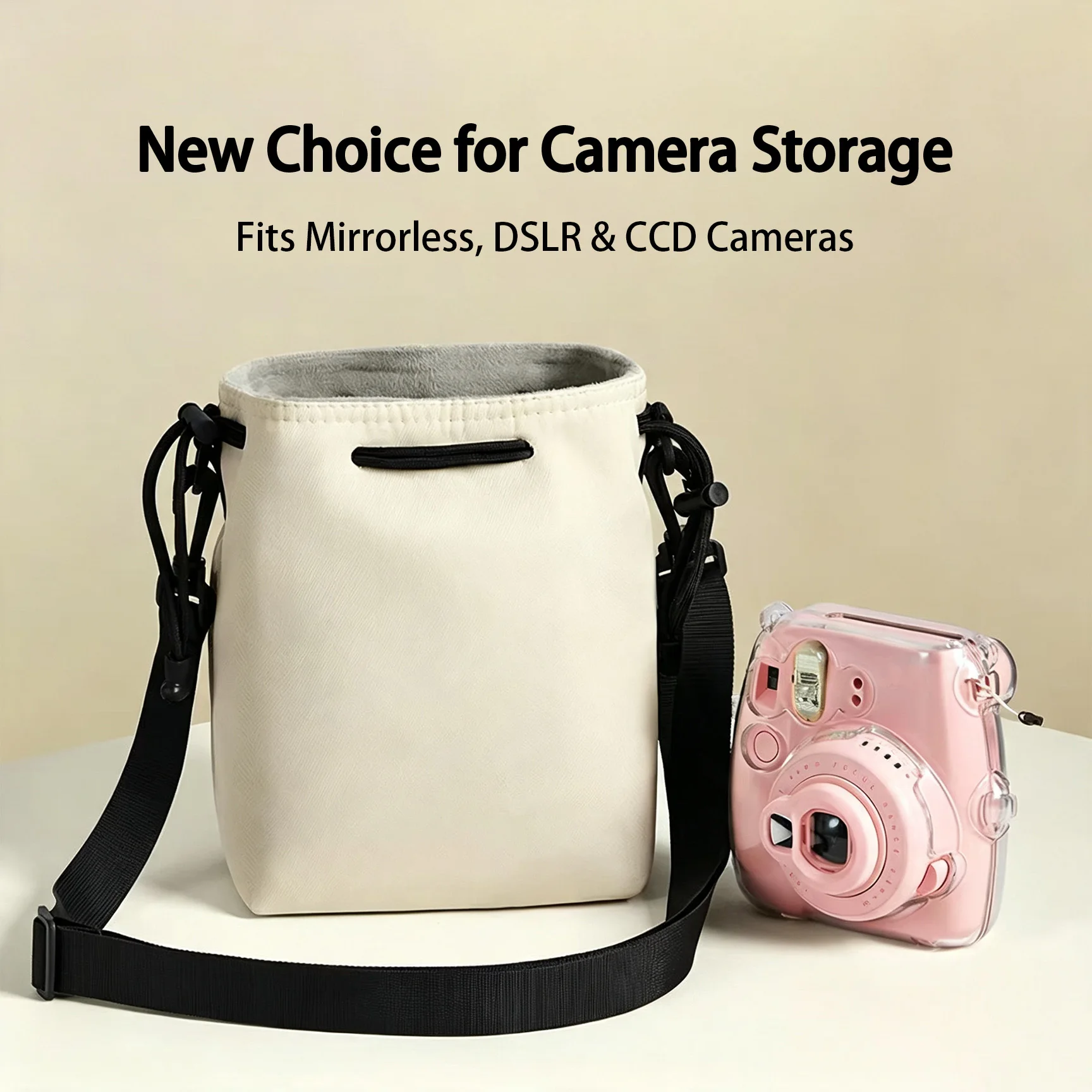 Leather Camera Shoulder Bag Waterproof Protective Pouch For Sony RX100 ZV1 Fuji X100V Ricoh GR Canon G7X Leica Compact Camera