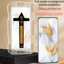 For Huawei  Mate 60 50 40 30 20 Screen Protector P30 P40 P50 P60 Pro Tempered Glass Nova 8 9 10 11 with Utomatic Installer Tool