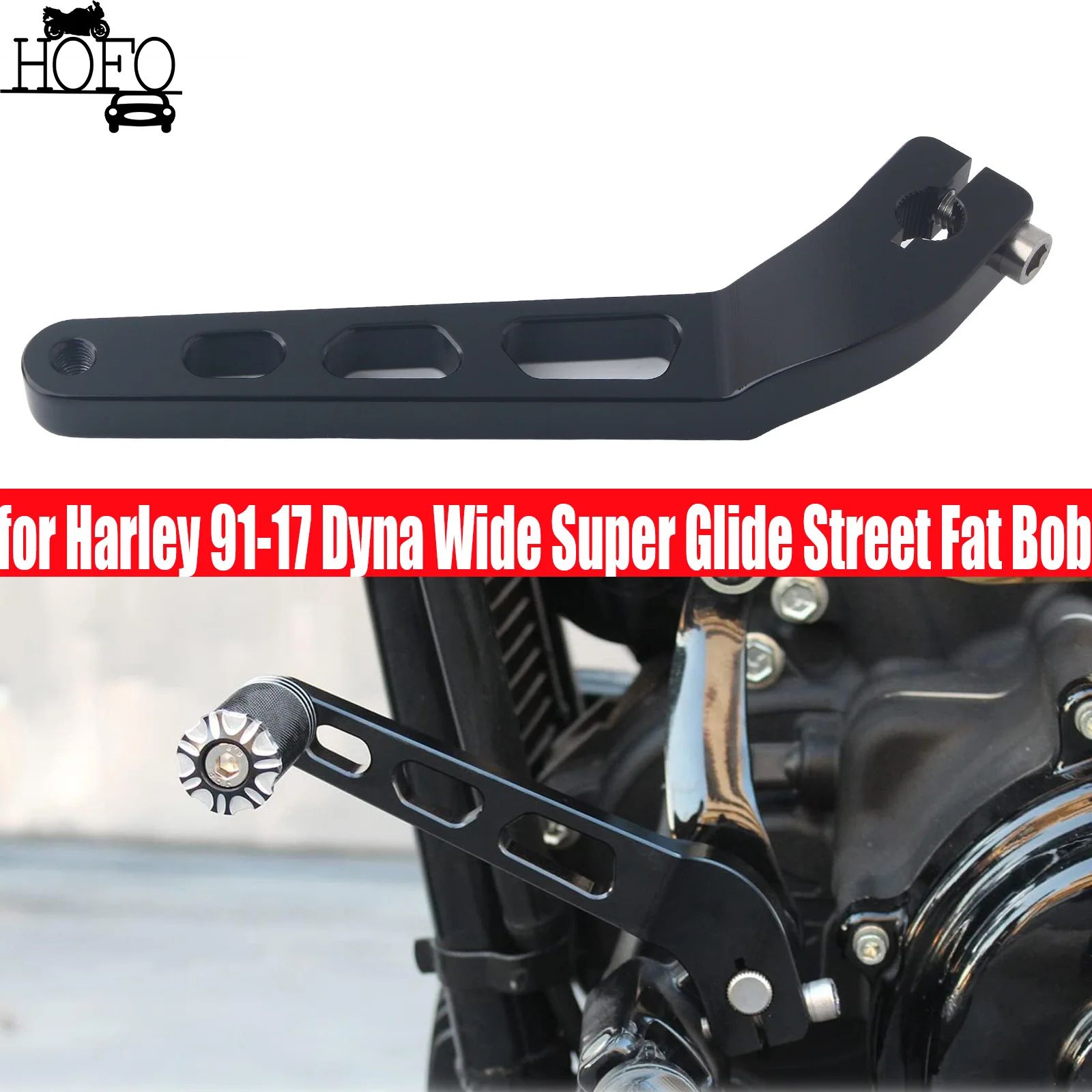 

Chrome Shift Lever Shifter for Harley 1991-2017 Dyna Wide Super Glide Street Fat Bob