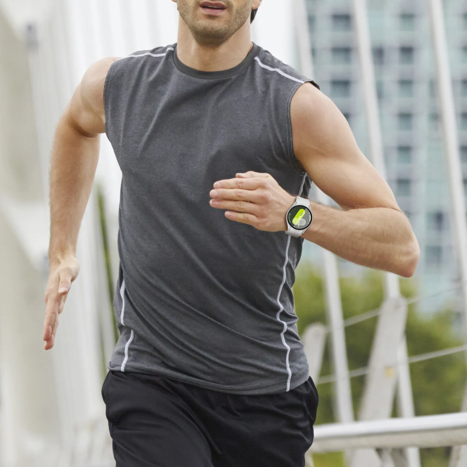 삼성 갤럭시 시계 7용 유리 + 케이스 44mm 40mm 액세서리 화면 보호기 올라운드 범퍼 쉘 갤럭시 시계 7 44mm 커버