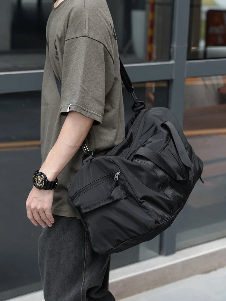 large-capacity-short-trip-men's-sports-fitness-bag-crossbody-travel-bag-leisure-handbag-oxford-cloth-fashion-trend-youth-trav