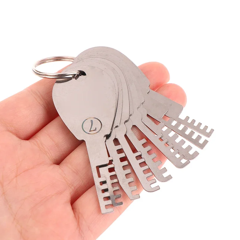HUK  Tools Stainless Steel Comb Lock 9in1 Full Set Repair Tool