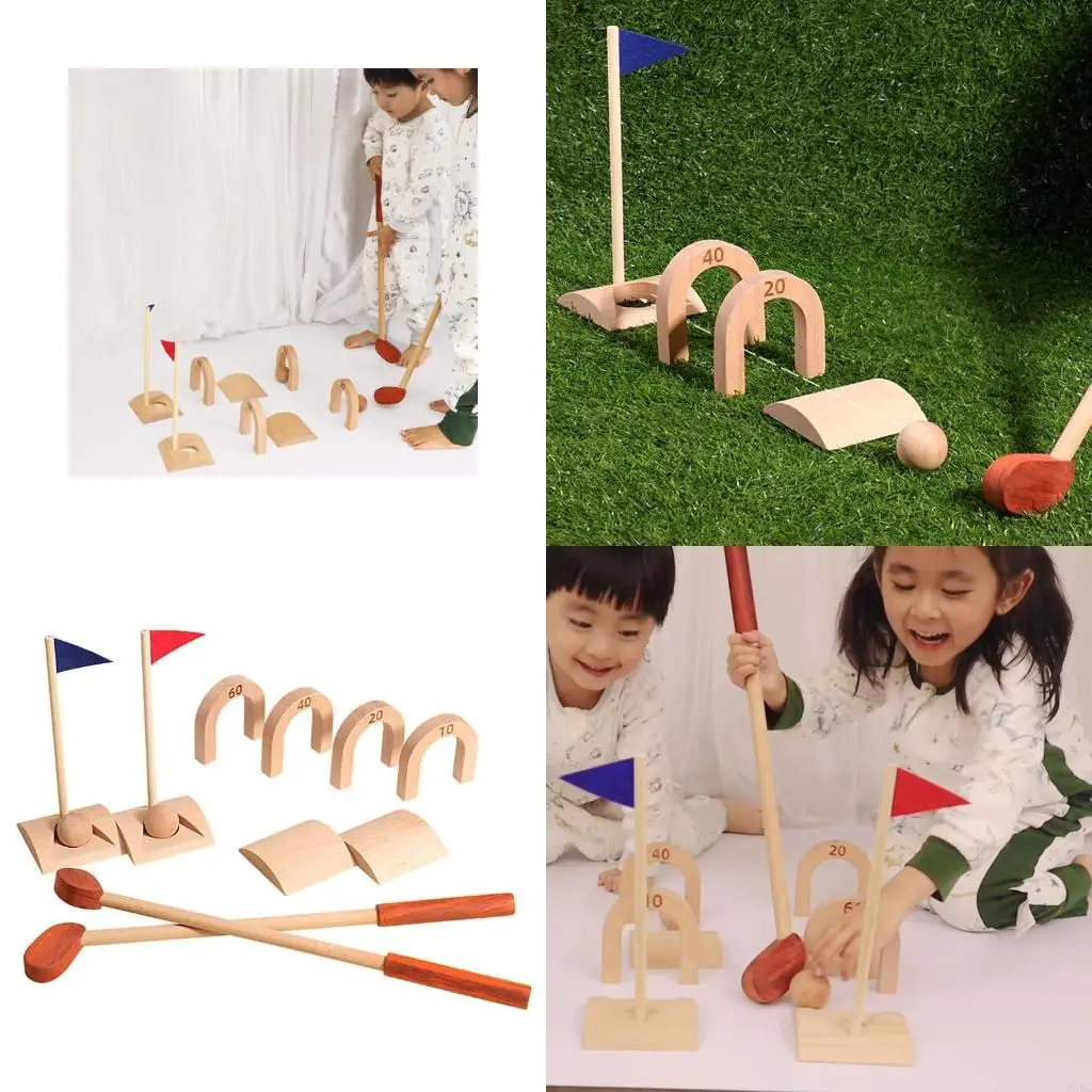 97BC zestaw zabawek golfowych dla dzieci maluch Golf zabawki sportowe wczesna edukacja zabawki do ćwiczeń na świeżym powietrzu