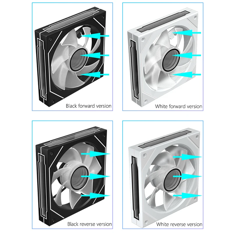 JUMPEAK FX120 ARGB Sync Infinite Mirror Effect 120mm Cooling Fan PWM Quiet 12cm RGB Fans For PC Computer Case CPU Water Cooler