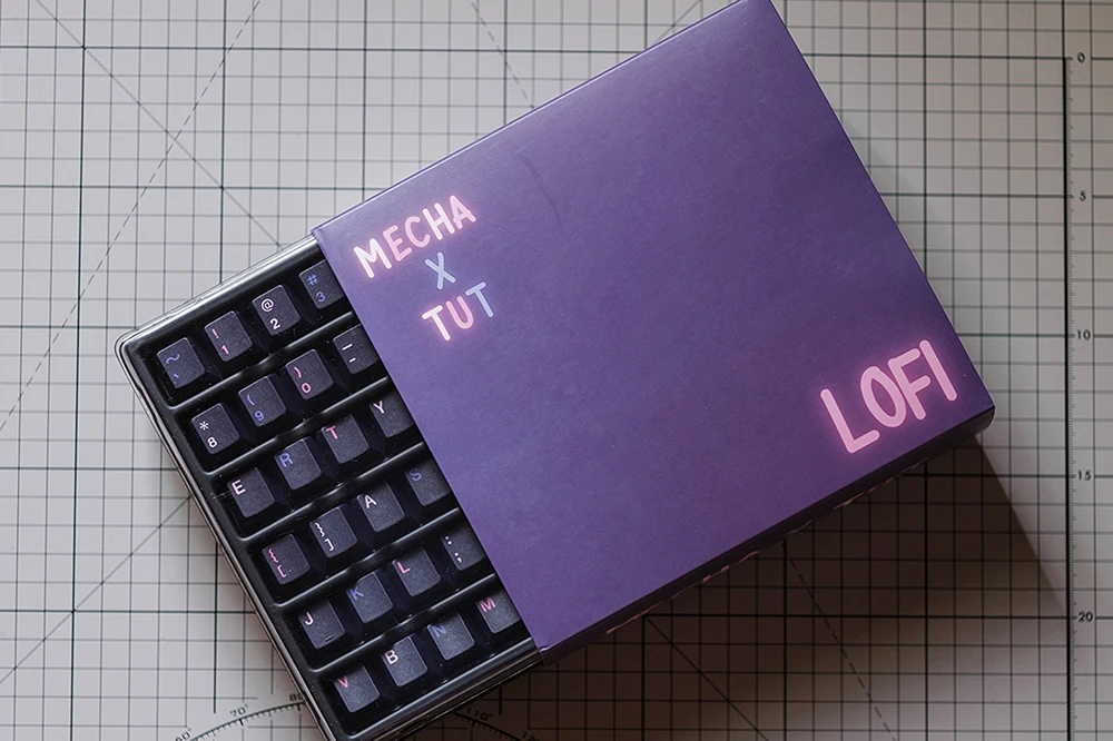 Imagem -06 - Tut Lofi Dye Sub Keycap Grupo Pbt Grosso Perfil Cereja para Teclado 87 Tkl 104 Ansi Xd64 Bm60 Xd68 Xd84 Bm87 Bm65