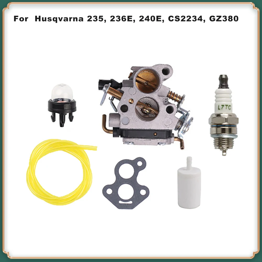 

Replacement Zama C1T-W33 Carburetor for Husqvarna 235, 236E, 240E, CS2234, GZ380 Chainsaws