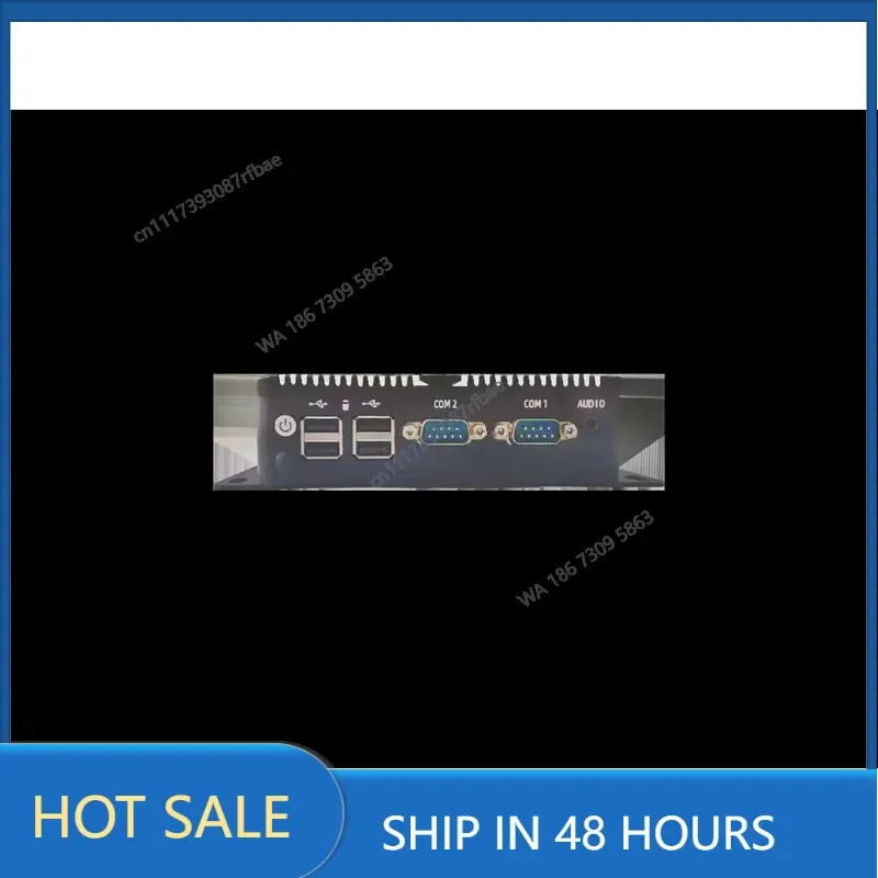 GZM Fanless Embedded Mini Computer Aluminum Case Dual LAN COM for VGA USB 32g Wide Temp 24/7 Stable Continuous Supply