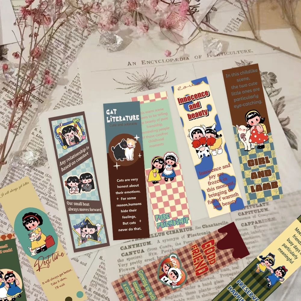 

30 шт., милые ретро-креативные закладки для чтения, украшение для страниц, студенческие принадлежности, аннотация, подарок