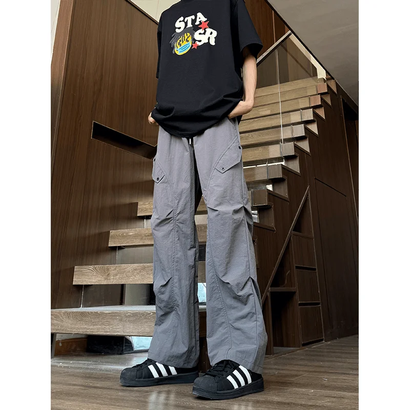 

Ice Silk Qui Dry Paratrooper Pants Men's Summer Thin American Functional Workwear Outdoor Mountain Climbing Trousers
