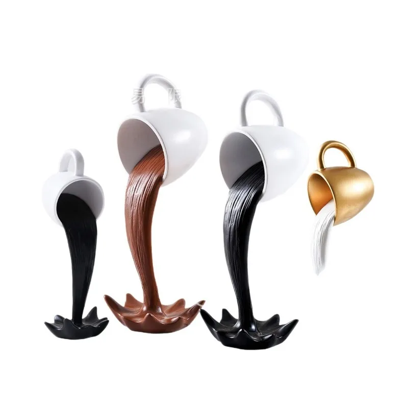 

Coffee Cup Standing Mug Resin 3D Three-dimensional Coffee Cup Ornament