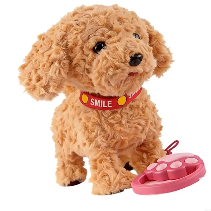   Soft Electric Toy Dog for Kids That Walks Barks and Learns to Talk Encouraging Emotional Bonding and Safe Play