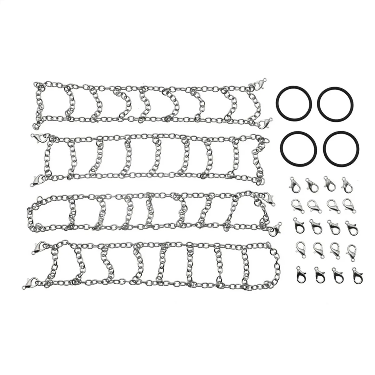 A48U RC Car Tires Snow Chain for 1/12 Scale MN82 MN78 TRx4M RC Crawler Axial Upgrade Parts